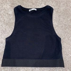 ZARA Cropped Elastic Waist Tank Top‎ Size M